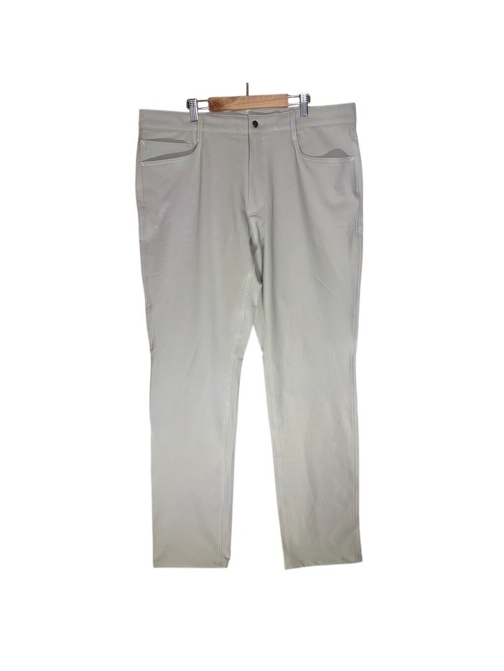 FootJoy Golf Pants Mens 38x34 Khaki Beige Athletic Fit Stretch 5-Pocket